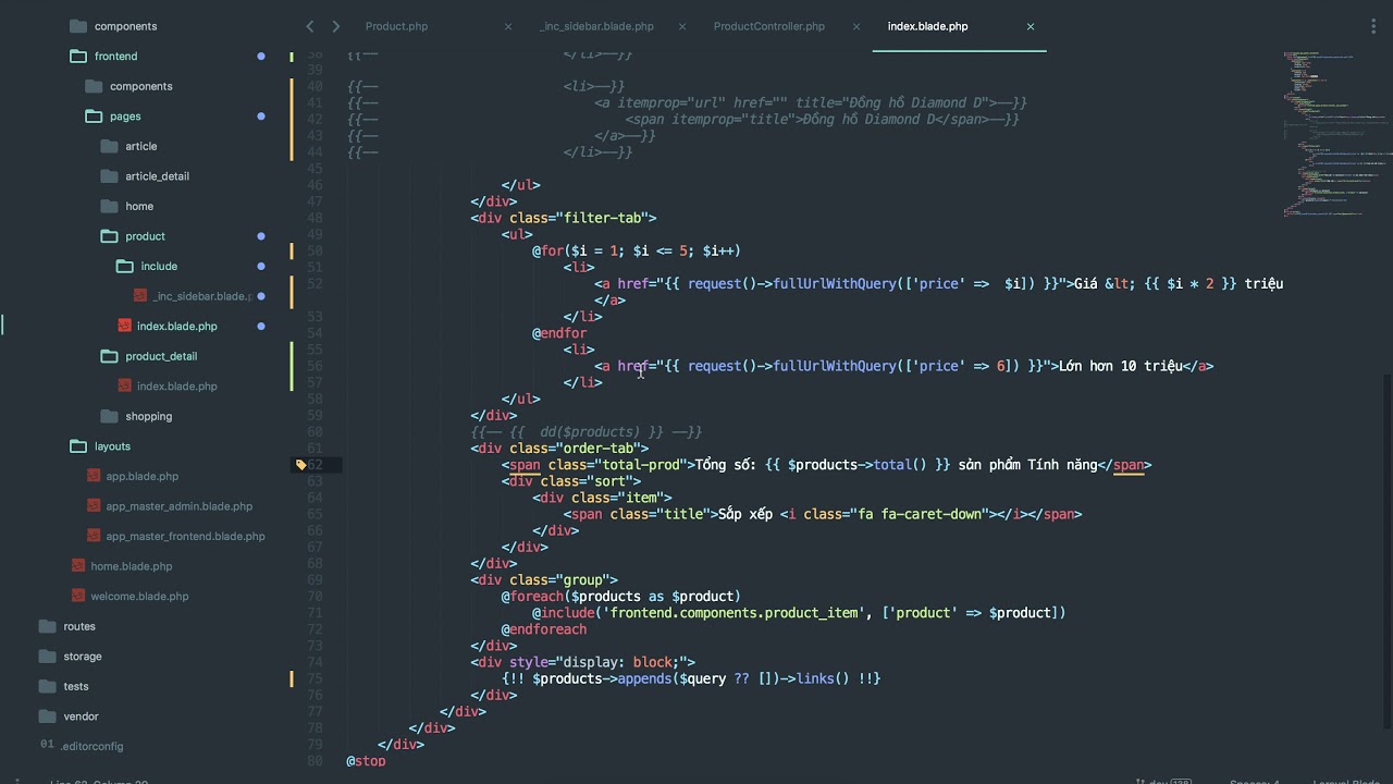 [Seri] - Website đồng hồ - Tạo bộ lọc tìm kiếm sản phẩm - Active thuộc tính, giá được lọc  - Phần 4
