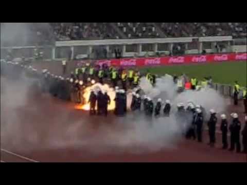 Soccer Finland - Russia 10.06.2009 Riot Police and Hooligans