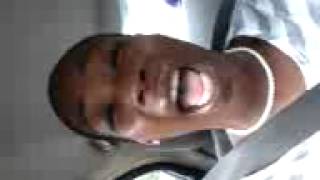 Nina Brown riding around rapping