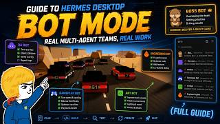 Guide to Hermes Desktop Bot Mode: Real Multi-Agent Teams, Real Work