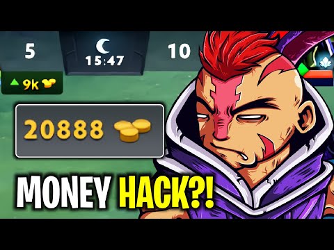 MONEY HACK ?! 15 MIN 20000K GOLD ANTI MAGE 1 VS 5 by Goodwin 7.26 | Dota 2