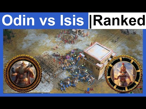 Odin vs Isis | 1v1 Ranked | Age of Mythology Retold