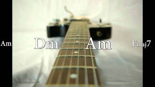 Sad Blues Guitar Backing Track in Am