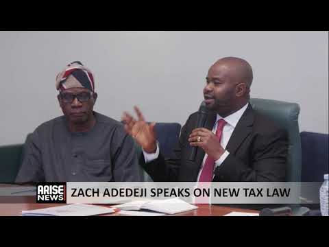 Tax Law: Zach Adedeji Speaks With ARISE News and THISDAY 