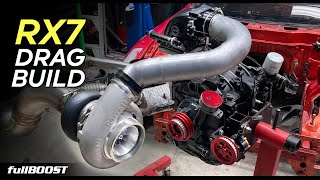 fullBOOST Mazda FD RX7 Project Car - Episode 04 - Making a Hughes TH400 fit in the RX7