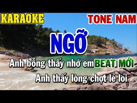 Karaoke Ngỡ Tone Nam | Karaoke Beat | 84