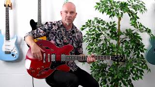 Video thumbnail for Vintage ReIssued VSA500 Semi-Acoustic ~ Cherry Red by Vintage Guitars