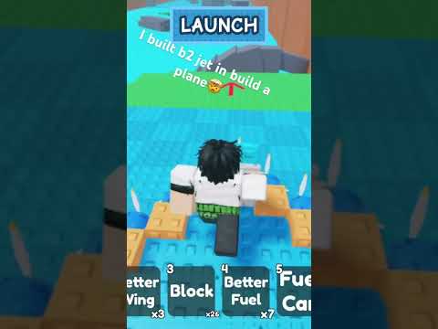 Build a plane B2 jet #roblox