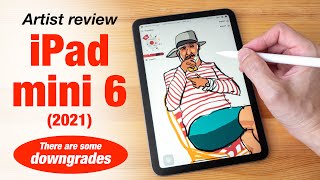 iPad mini 6 (2021) Artist Review: There are Screen Issues