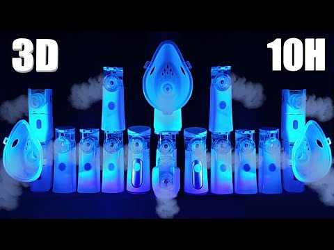 ASMR | 3D Aerosol with Seventeen Incredible Nebulizers for Sleeping and Relaxing 💤