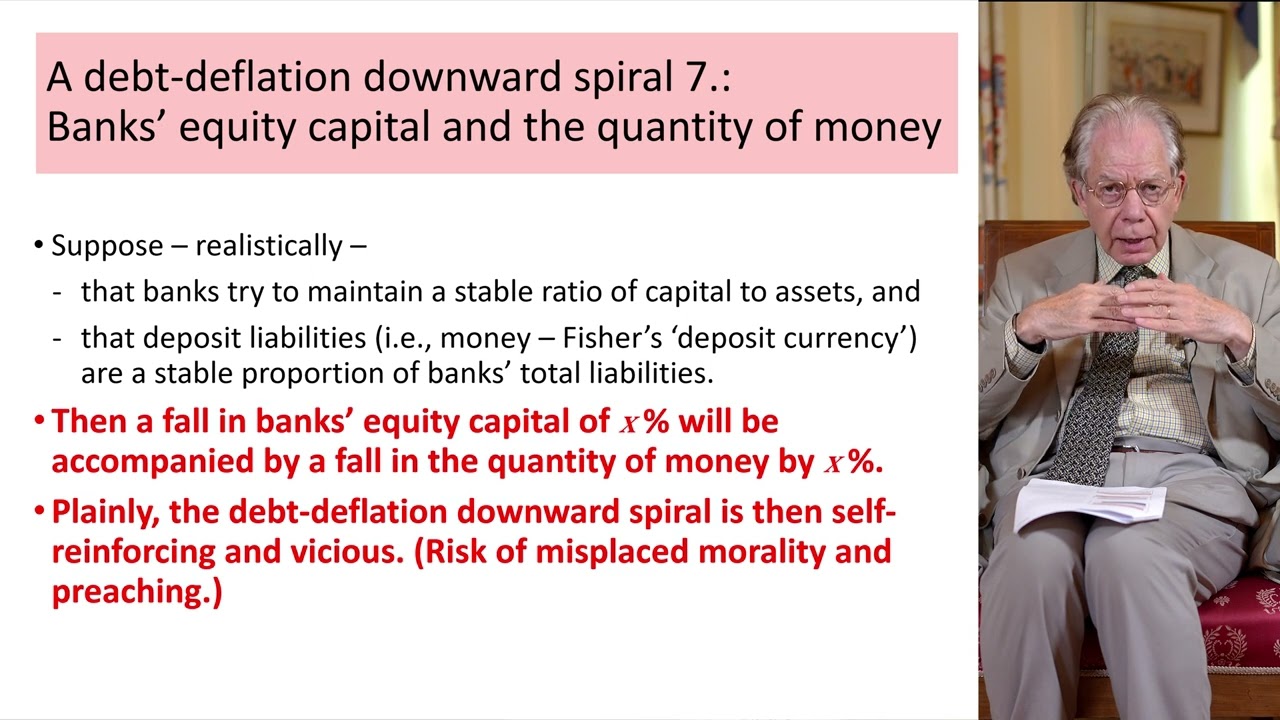 Debt deflation downward spiral, and developments in China