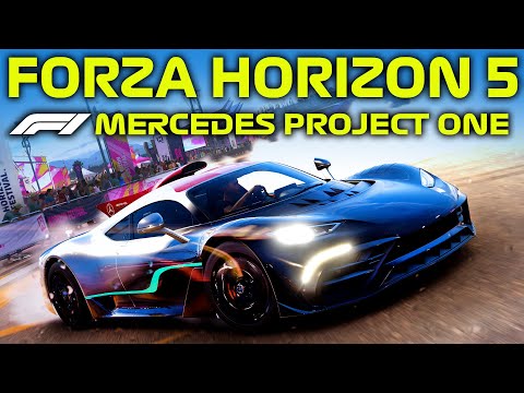 PLAYING FORZA HORIZON 5! - F1 Mercedes-AMG Project ONE feels like a Formula 1 Car! (FH5 Gameplay F1)