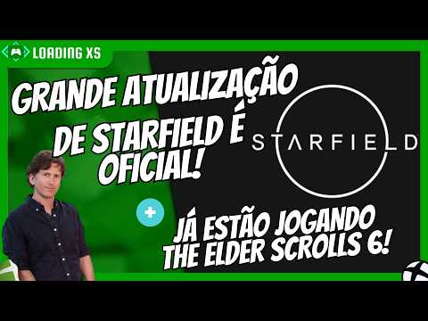The big Starfield update is official! The Elder Scrolls 6 is already playing and there's more news!
