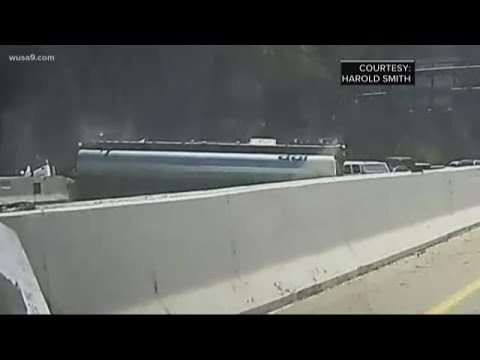 Traffic Nightmare over: American Legion Bridge reopens 12+ hours after tanker overturns