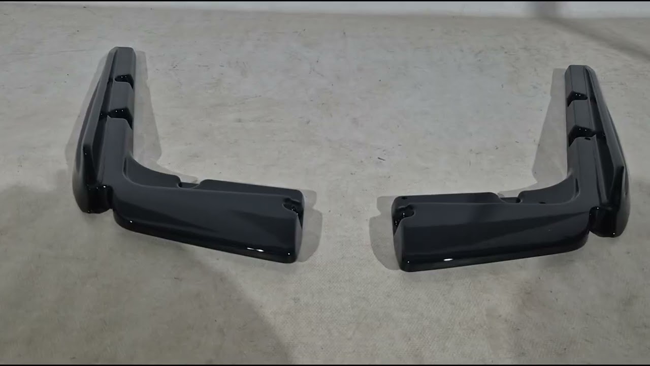 BMW 3 серия F30/F31 2012-2019 гг. Угловые накладки на задний бампер M-Sport (ABS) Video 1