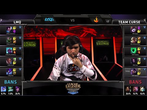 LMQ vs Curse Game 3 | 3rd place decider NA LCS Summer 2014 Playoffs | LMQ vs CRS G3 PAX S4 Regionals