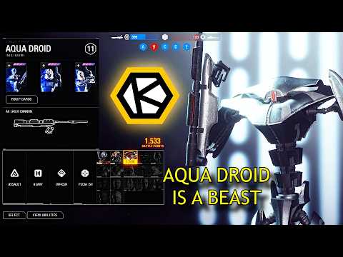 AQUA DROID HAS INSANE DAMAGE and MOVEMENT | Supremacy | Star Wars Battlefront 2