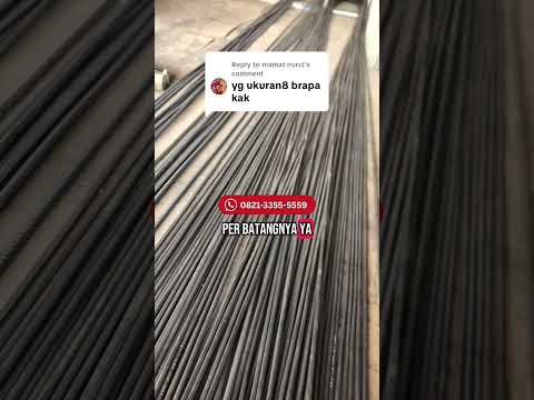 Harga Besi Beton 8mm SNI 12 Meter Terbaru #besibajasurabaya