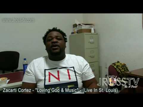 James Ross @ (Singer) Zacardi Cortez - "Loving God & Music" - www.Jross-tv.com