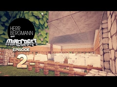 Bergmann spielt MINECRAFT ★ #2 - Explodierende Schafe, rote Augen & Hühner, die auf Möhren stehen