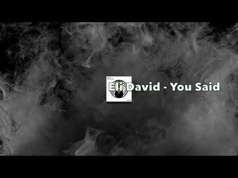Premiere: Eli David - You Said