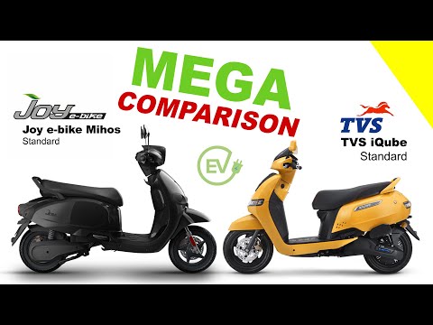 Joy e bike Mihos vs TVS iQube | MEGA COMPARISON | Bike Info