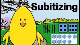 Spring Subitizing to 10: Math Brain Breaks