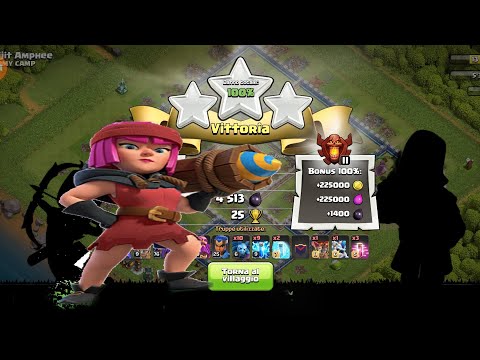ATTACCHI ASSURDI 😮 ARCIERE PIROTECNICO CLASH OF CLANS #gaming