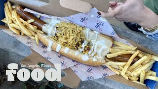 Ranking the best new foods at Dodger stadium, including the $40 hot dog