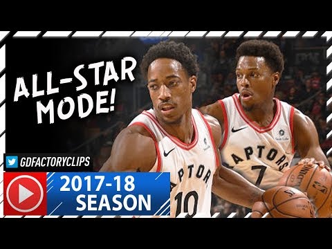 DeMar DeRozan & Kyle Lowry Full Highlights vs Knicks (2017.11.17) - 22 Pts Each!