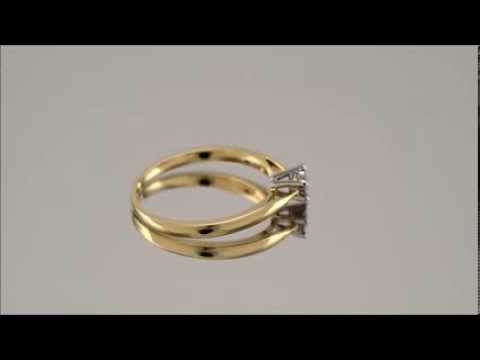 9ct Gold 5pt Diamond Ring - D5031