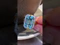 13.0CT+ SANTA MARIA COLOR AQUAMARINE u0026 DIAMOND u0026 18K GOLD RING ~ 🌊 🎁