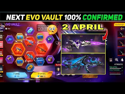 April Month Evo Vault Event 🥰| Evo m1887 & AK47 Gun Skin Return 🤔| Next Evo Gun Free Fire 🔥