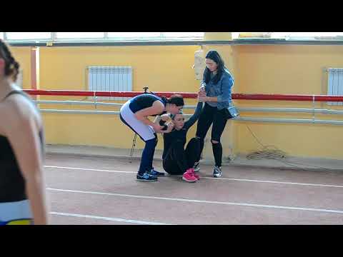 Чемпионат Украины по гребле на тренажёрах. Бег. Девушки