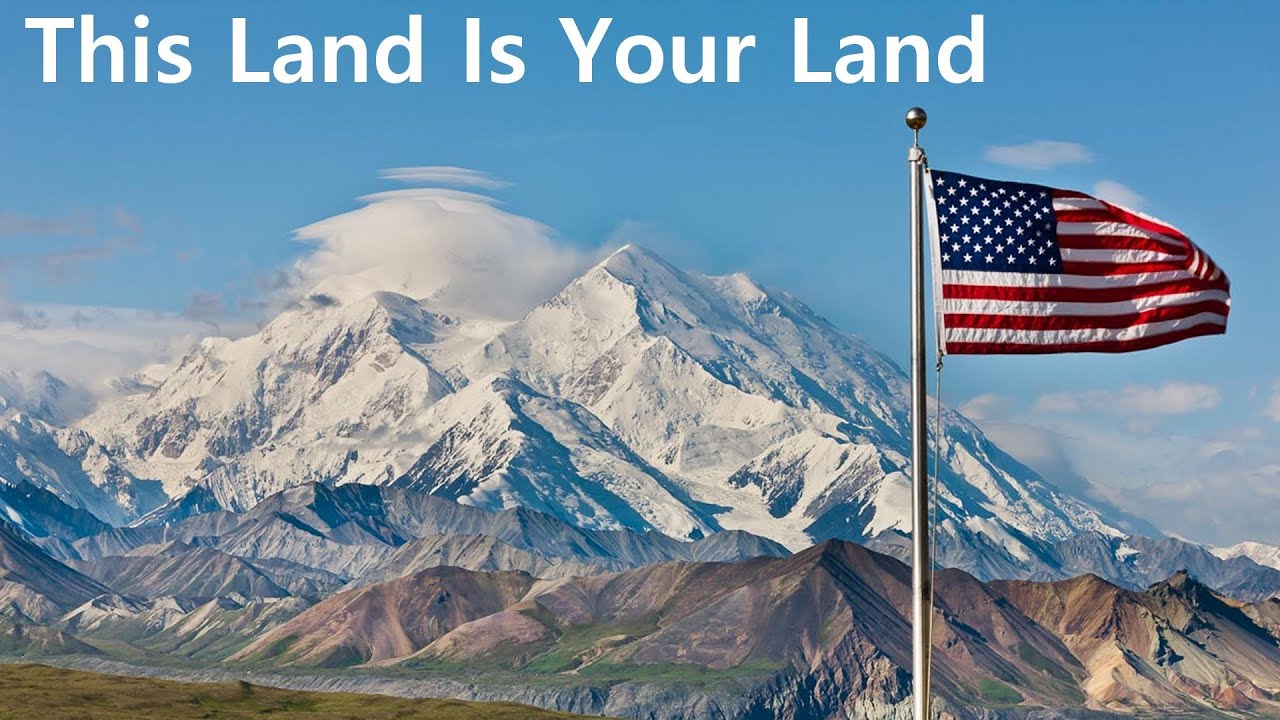 This Land Is Your Land - with lyrics - written by Woody Guthrie - sung by Elizabeth Mitchell
