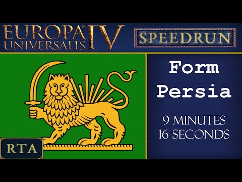 [WR] Persia formed in less than 10 minutes! - EU4 RTA NS5 Speedrun