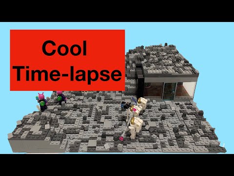 Building A Lego Space Moon Base MOC