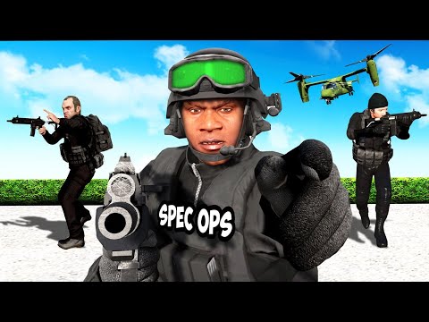 Michael, Trevor & Franklin JOIN the SPEC OPS in GTA 5!