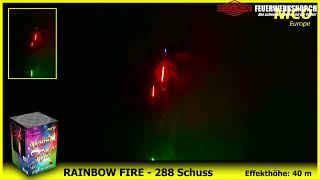 Feuerwerksbatterie Rainbow Fire
