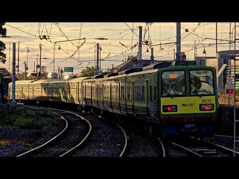 Irish Rail 8520 class DART Train, 8630 departs Dún Laoghaire Platform 3 for Malahide 15/10/24.