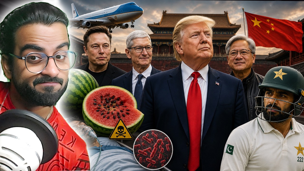 Donald Trump Landed in China with Elon Musk, Tim Cook Why? Another Watermelon Case, Viral Temple