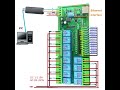 ETD8A12 2 IN1 12 DIO Network RS485 Relay Module Modbus RTU TCP IP UART Controller Switch Board