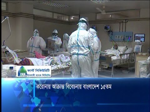 করোনায় আক্রান্ত বিবেচনায় বাংলাদেশ ১৫ তম