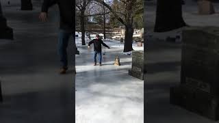 Man Slipping On Ice Funny OMG!