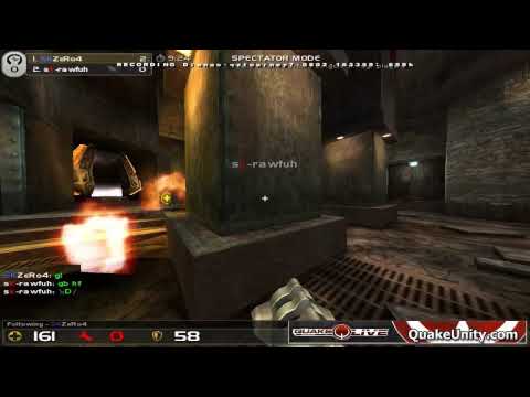 ZeRo4 Vs rawfuh - QuakeLive - Quakecon 2008 (SHOUTCAST) PART 3/4