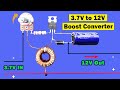 Make DIY Boost converter 3.7v to 12v, Step up voltage adjustable converter