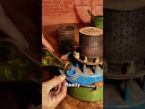 This Old Stove Still Works Like Magic! 🔥 #oldtechnology #shorts