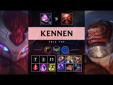 Kennen Top vs Gragas - EUW Challenger Patch 25.15