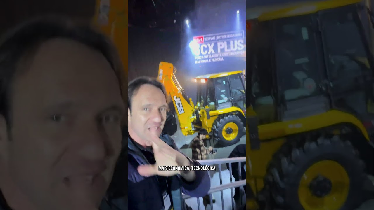 🚧🚜 EXCLUSIVO do EVENTO DE LANÇAMENTO: NOVA RETROESCAVADEIRA JCB 3CX PLUS!