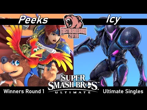 FirstDegreeBurn 2019 - Peeks (Roy, Banjo) vs Icy (D!Samus) Winners Round 1 | SSBU